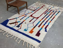GobekUsa Moroccan Handmade Traditional Azilal Rug 250 X 150 Cm