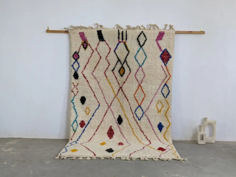 GobekUsa Moroccan Handmade Traditional Azilal Rug 252 X 160 Cm
