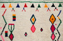 GobekUsa Moroccan Handmade Traditional Azilal Rug 256 X 147 Cm