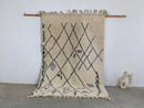 GobekUsa Moroccan Handmade Traditional Beni Ouarain Rug 244 X 157 Cm