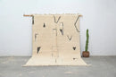 GobekUsa Moroccan Handmade Traditional Beni Ouarain Rug 300 X 200 Cm