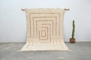 GobekUsa Moroccan Handmade Traditional Beni Ouarain Rug 302 X 200 Cm