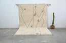 GobekUsa Moroccan Handmade Traditional Beni Ouarain Rug 305 X 205 Cm