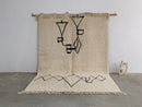 GobekUsa Moroccan Handmade Traditional Beni Ouarain Rug 310 X 210 Cm