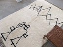 GobekUsa Moroccan Handmade Traditional Beni Ouarain Rug 310 X 210 Cm