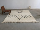 GobekUsa Moroccan Handmade Traditional Beni Ouarain Rug 310 X 210 Cm