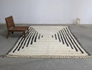 GobekUsa Moroccan Handmade Traditional Beni Ouarain Rug 344 X 216 Cm