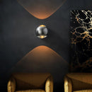 GobekUsa Moroccan Modern Black Brass LED Wall Lamp