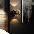 GobekUsa Moroccan Modern Black Brass LED Wall Lamp