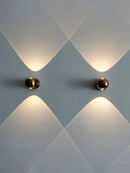 GobekUsa Moroccan Modern Black Brass LED Wall Lamp