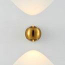 GobekUsa Moroccan Modern Black Brass LED Wall Lamp