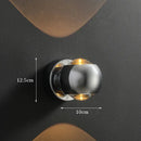 GobekUsa Moroccan Modern Black Brass LED Wall Lamp