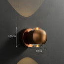 GobekUsa Moroccan Modern Black Brass LED Wall Lamp