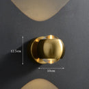 GobekUsa Moroccan Modern Black Brass LED Wall Lamp