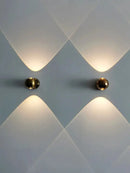 GobekUsa Moroccan Modern Black Brass LED Wall Lamp