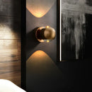 GobekUsa Moroccan Modern Black Brass LED Wall Lamp