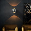 GobekUsa Moroccan Modern Black Brass LED Wall Lamp