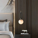GobekUsa Moroccan Title: White Marble Hanging Lamp