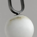 GobekUsa Moroccan Title: White Marble Hanging Lamp