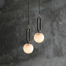 GobekUsa Moroccan Title: White Marble Hanging Lamp