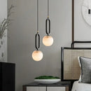 GobekUsa Moroccan Title: White Marble Hanging Lamp