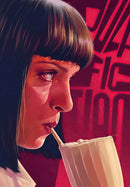 GobekUsa Movie Pulp Fiction Canvas Wall Art