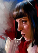 GobekUsa Movie Pulp Fiction Canvas Wall Art