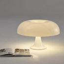 Modern orange mushroom table lamp bedroom decor by Decorbites