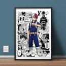 GobekUsa "My Hero Academia Canvas Wall Art"