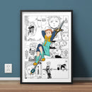 GobekUsa "My Hero Academia Canvas Wall Art"