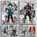 GobekUsa "My Hero Academia Canvas Wall Art"