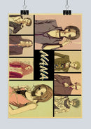 Retro nana anime poster set bedroom wall decor by Decorbites