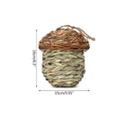 GobekUsa Natural Grass Bird Cage for Outdoor Decor