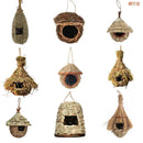 GobekUsa Natural Grass Bird Cage for Outdoor Decor