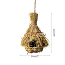GobekUsa Natural Grass Bird Cage for Outdoor Decor