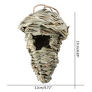 GobekUsa Natural Grass Bird Cage for Outdoor Decor