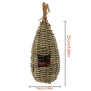 GobekUsa Natural Grass Bird Cage Hanging Parrot Nest