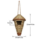 GobekUsa Natural Grass Bird Cage Hanging Parrot Nest