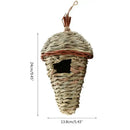 GobekUsa Natural Grass Bird Cage Hanging Parrot Nest