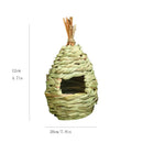 Rustic woven natural grass bird house outdoor decor garden nest by Decorbites