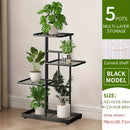 GobekUsa Natural Iron Plant Stand Holder - 4/5/6Layers