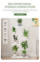 GobekUsa Natural Iron Plant Stand Holder - 4/5/6Layers