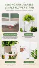 GobekUsa Natural Iron Plant Stand Holder - 4/5/6Layers