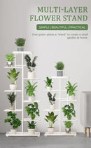 GobekUsa Natural Iron Plant Stand Holder - 4/5/6Layers