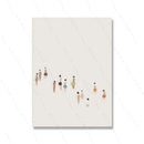 GobekUsa Neutral Canvas Triptych Wall Art Set