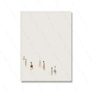 GobekUsa Neutral Canvas Triptych Wall Art Set