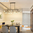 GobekUsa Nordic 27-Light Tree Branch Glass Pendant Lamp for Dining Room - Island Ceiling Light