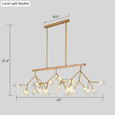 GobekUsa Nordic 27-Light Tree Branch Glass Pendant Lamp for Dining Room - Island Ceiling Light