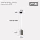 GobekUsa Nordic Cement Pendant Lamp - Industrial Style Lighting