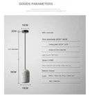 GobekUsa Nordic Cement Pendant Lamp - Industrial Style Lighting